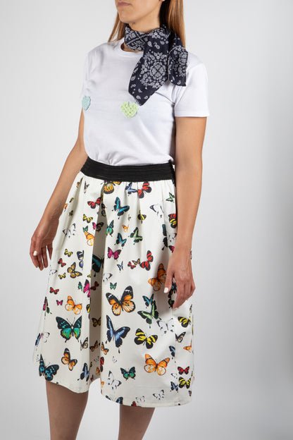 Bandana in seta con fantasia paisley