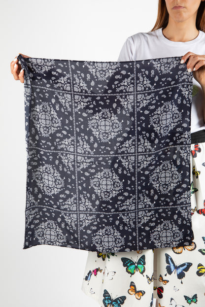 Bandana in seta con fantasia paisley