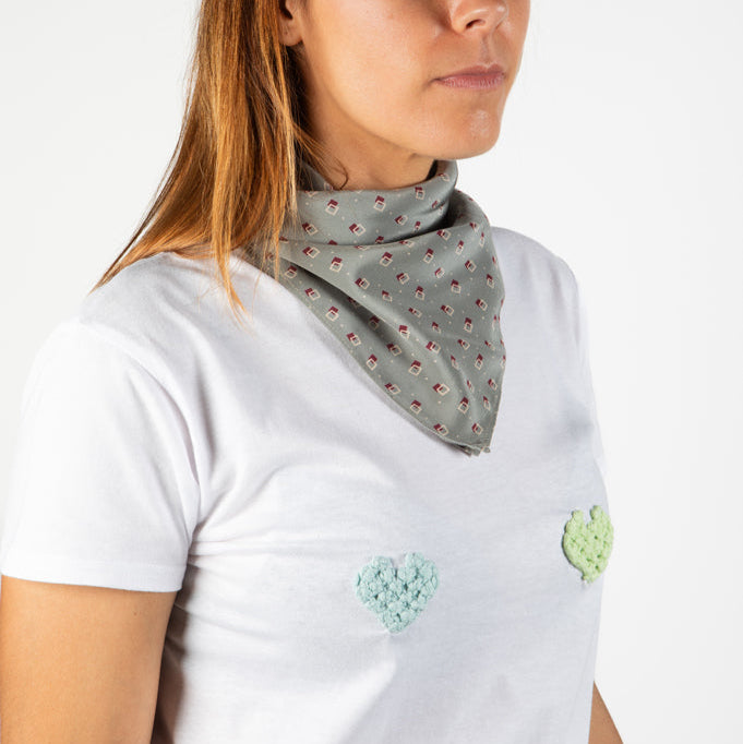 Fazzoletto da collo in seta