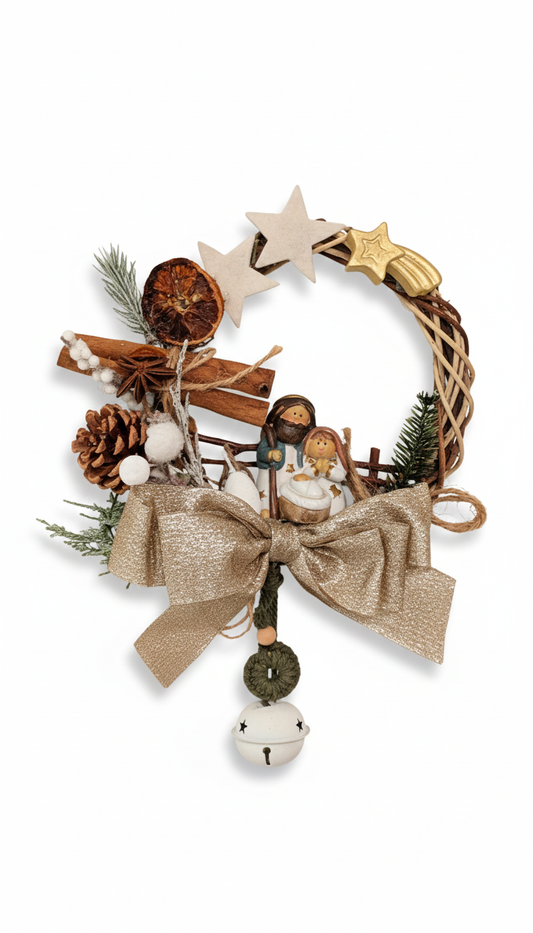 Ghirlanda Natività, Sacra Famiglia