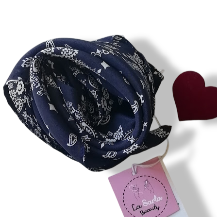 Bandana in seta con fantasia paisley