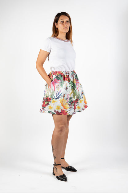 T shirt basic donna, Fiore