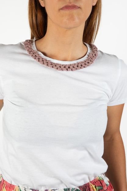 T shirt basic donna, Fiore