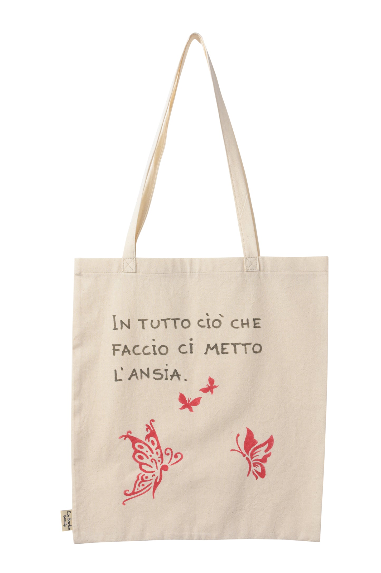 Shopper di stoffa in cotone naturale