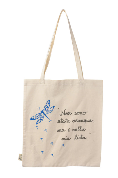 Shopper di stoffa in cotone naturale