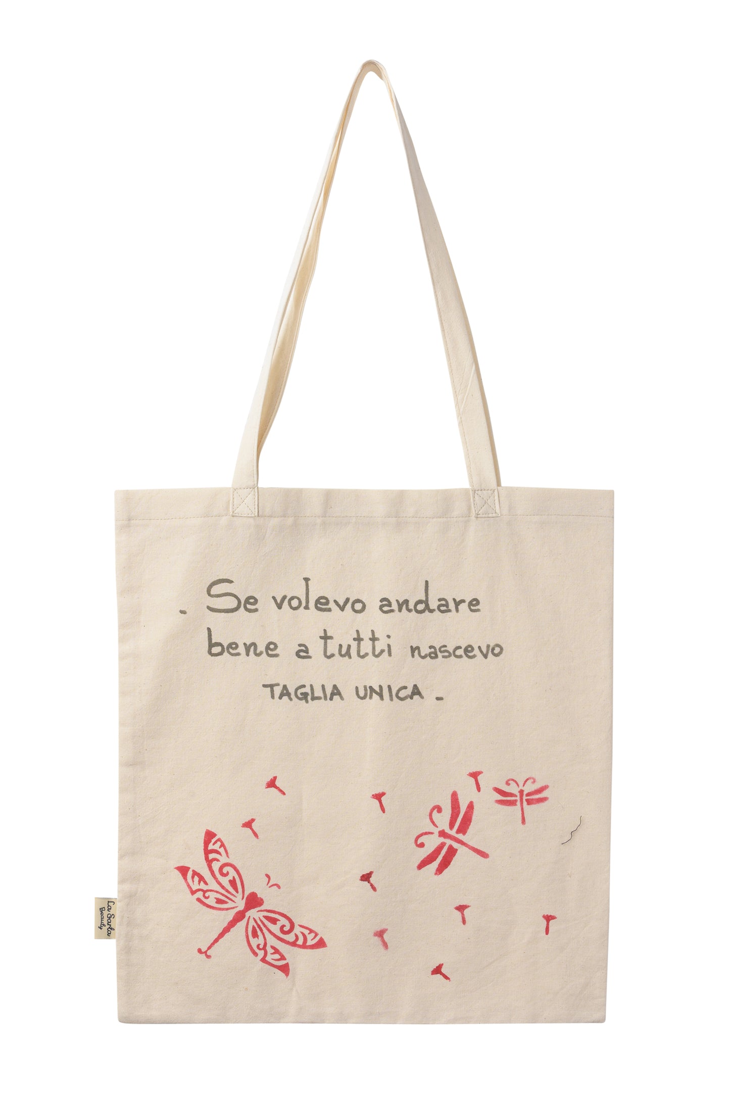 Shopper di stoffa in cotone naturale