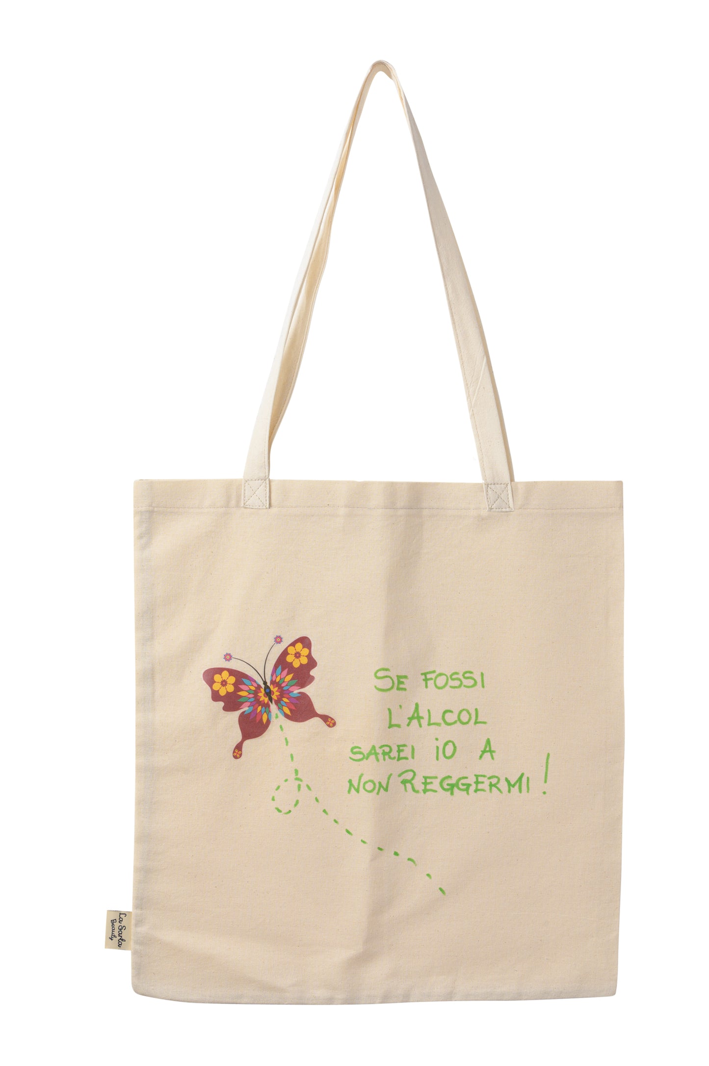 Shopper di stoffa in cotone naturale