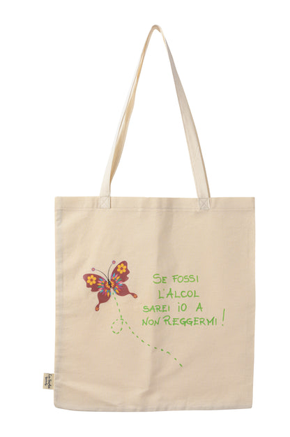 Shopper di stoffa in cotone naturale