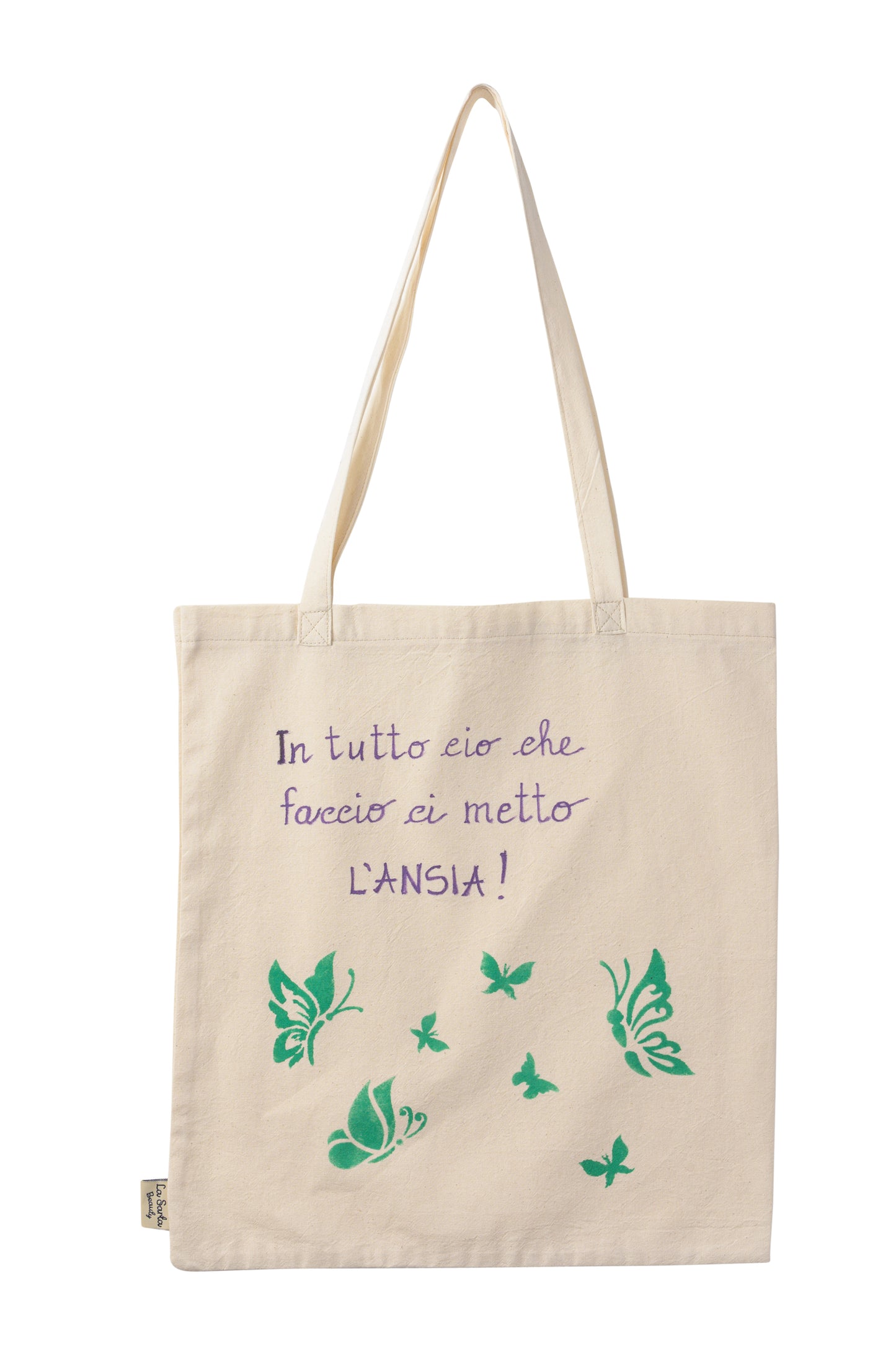 Shopper di stoffa in cotone naturale
