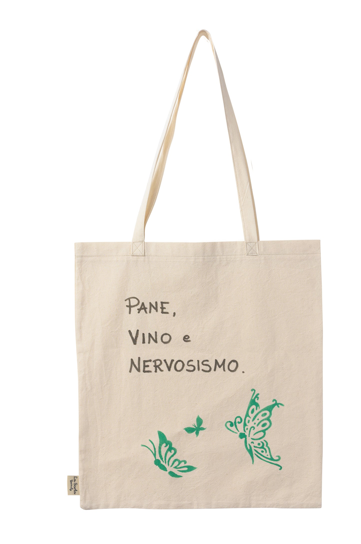Shopper di stoffa in cotone naturale