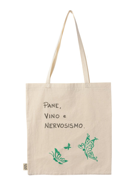 Shopper di stoffa in cotone naturale