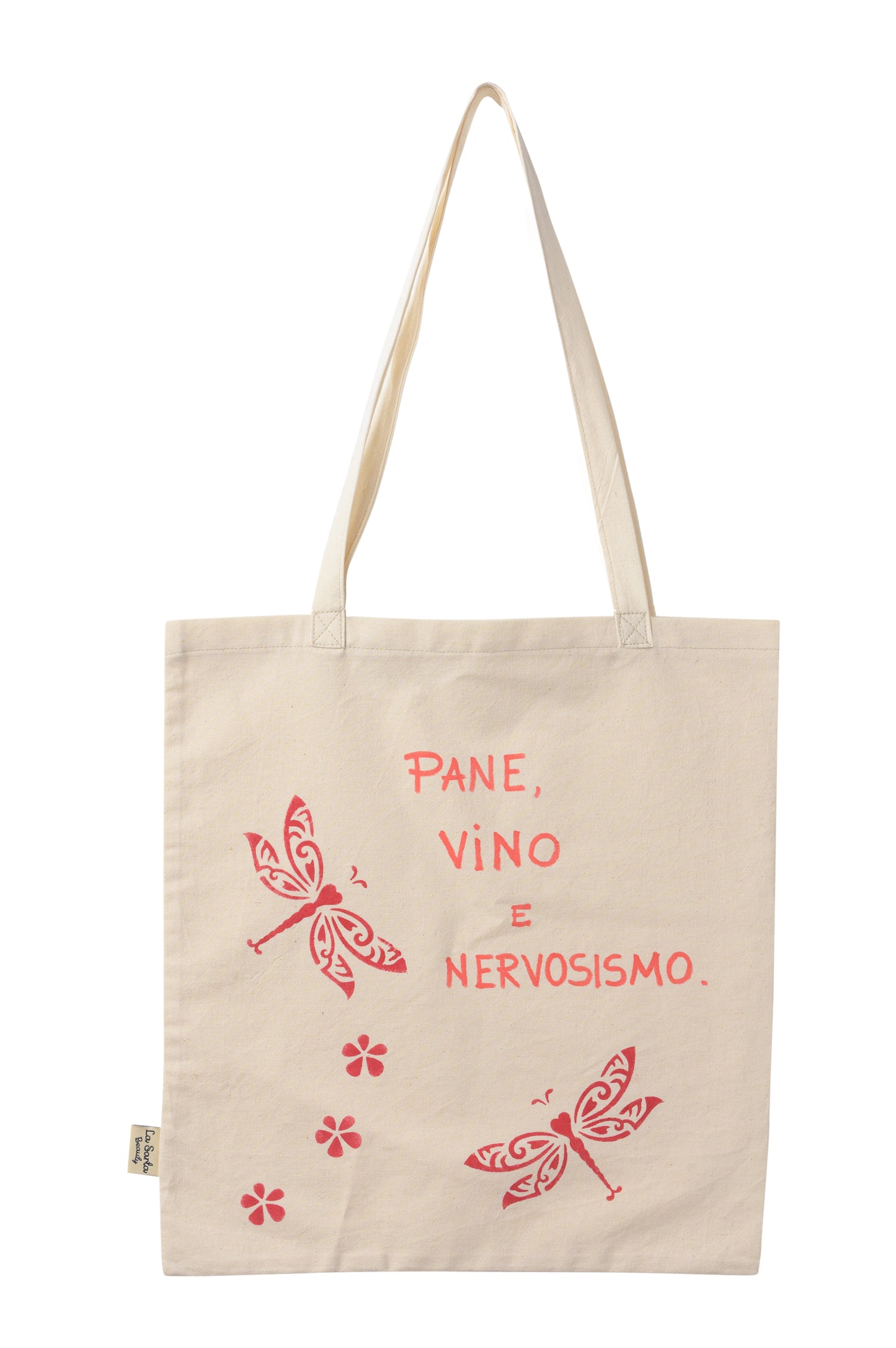 Shopper di stoffa in cotone naturale