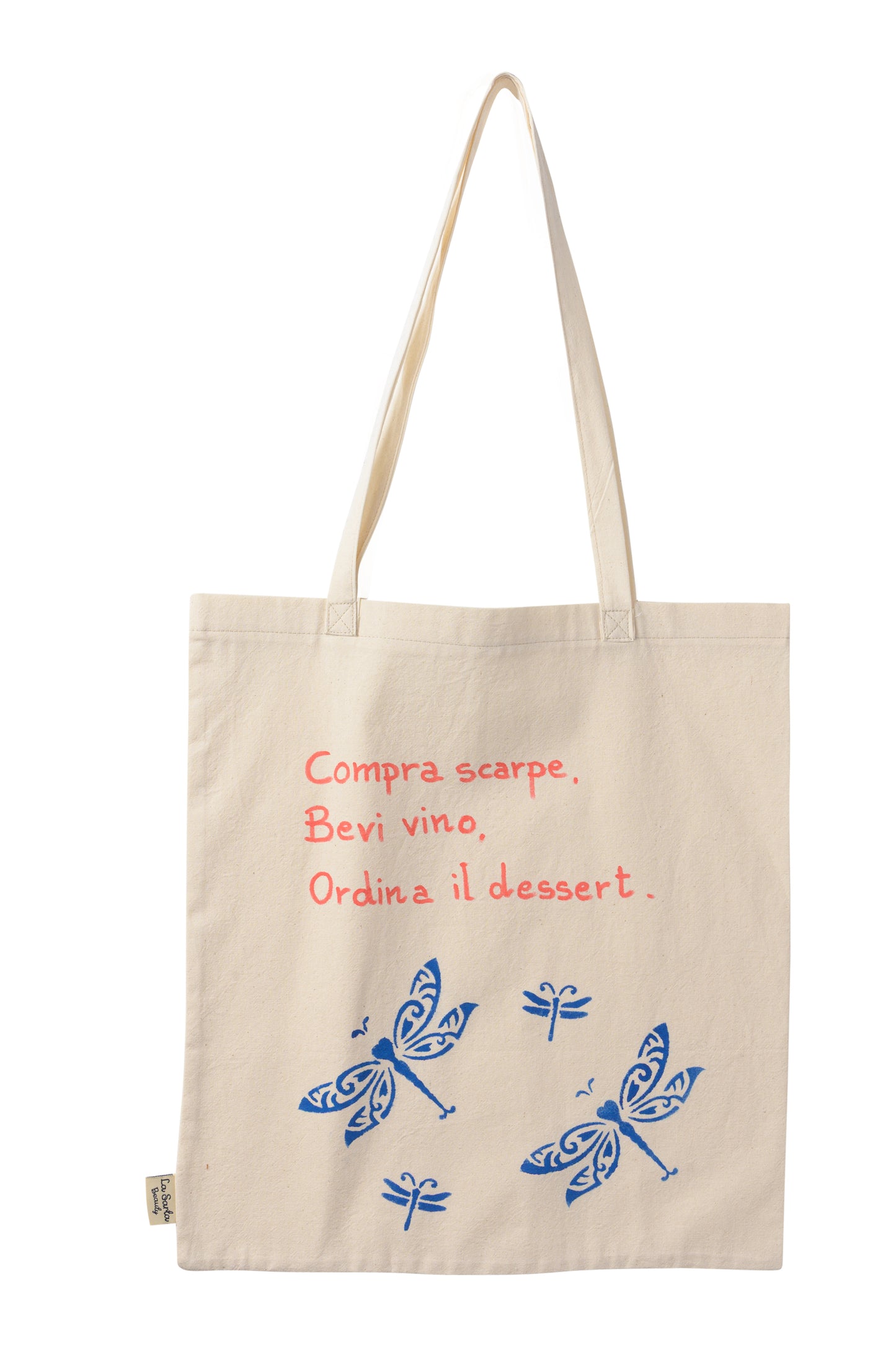 Shopper di stoffa in cotone naturale