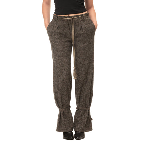 Pantaloni donna eleganti in lana