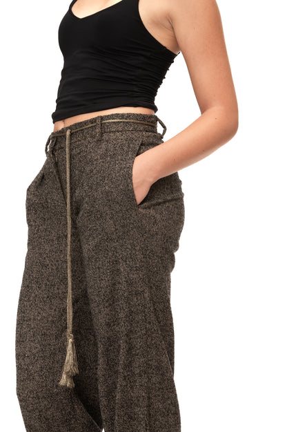 Pantaloni donna eleganti in lana